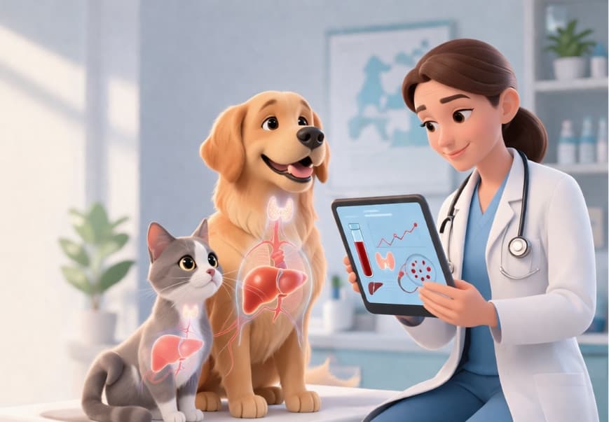 Early Detection of Silent Conditions in veterinary wellness check-ups